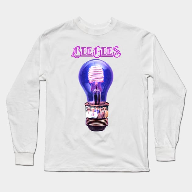 Idea With bee gees Original Aesthetic Tribute 〶 Long Sleeve T-Shirt by Terahertz'Cloth